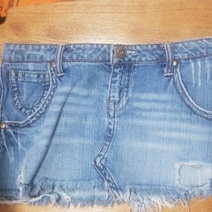Mini Jean skirt